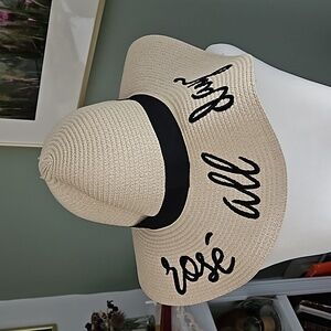 Rose all day beach hat